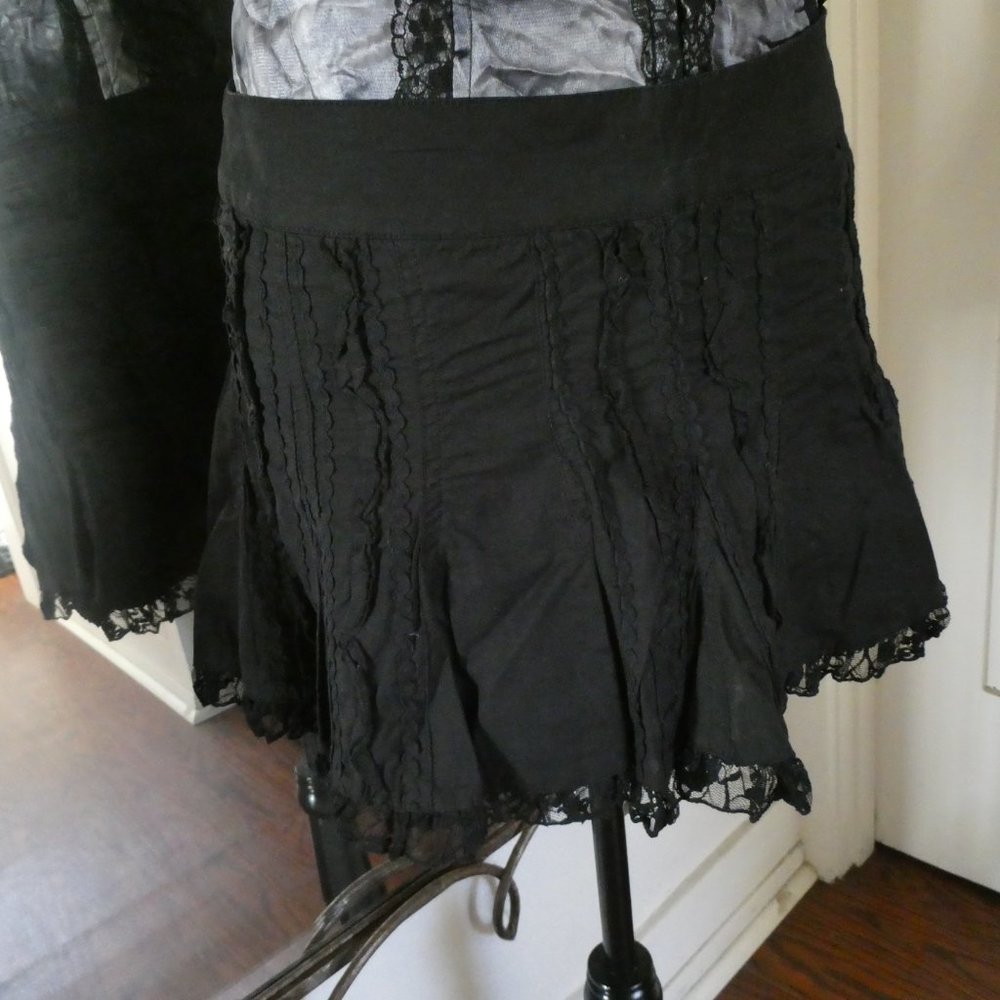 SOLD Lip Service Ruffle Mini Skirt
